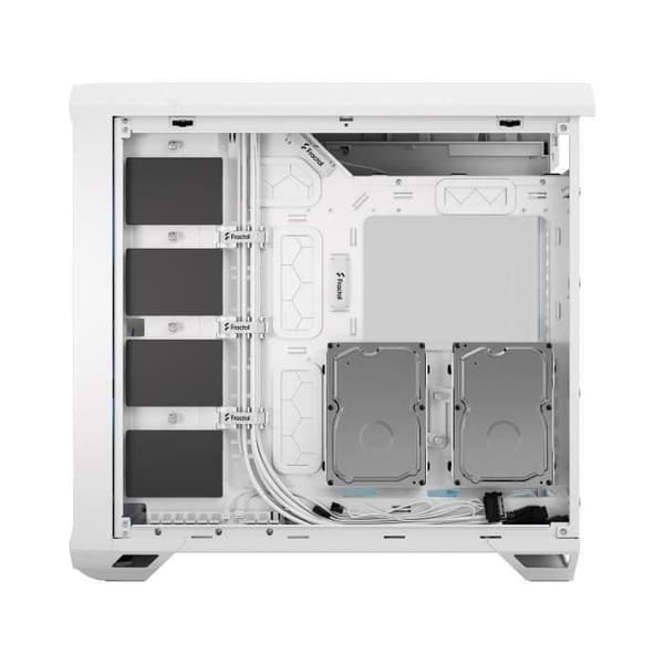PC-fodral - FRACTAL DESIGN - Torrent RGB White TG Clear Plåt Vit