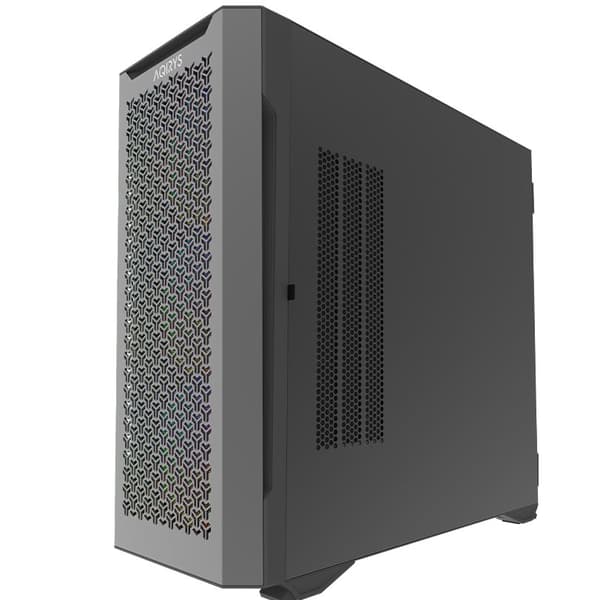 Carcasa Aqirys Aquilla Midi Tower Black Svart