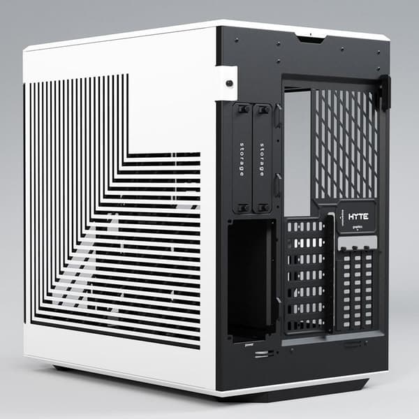 HYTE Y60 Midi Tower Black, White Svart, Vit