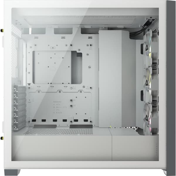 Case Corsair iCUE 5000X RGB Mid Tower, Tempered Glass, White
