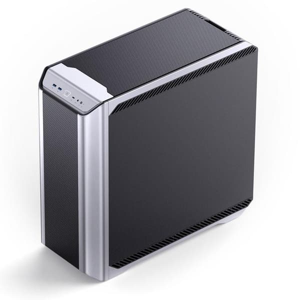 Case Jonsbo D500 TG, Full Tower, Silver Sølv