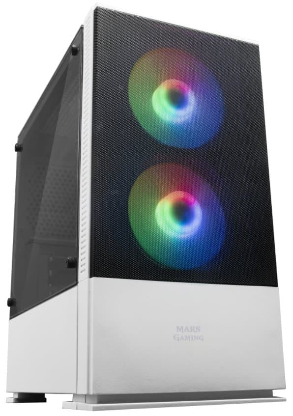 Mars Gaming MCZW PC Case ARGB White
