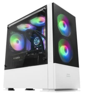 Mars Gaming MCZW PC Case ARGB White