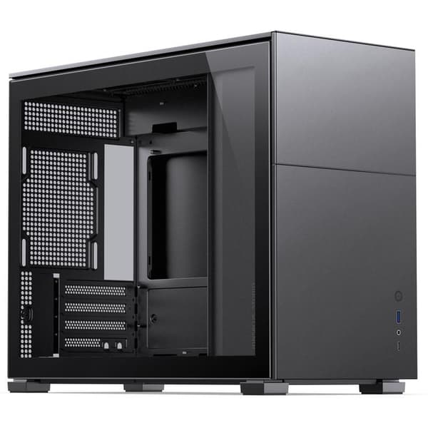 Jonsbo D31 Micro-ATX Case, Tempered Glass - black Svart