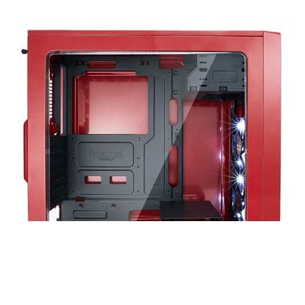 Fractal Design Focus G Red Window musta, Punainen