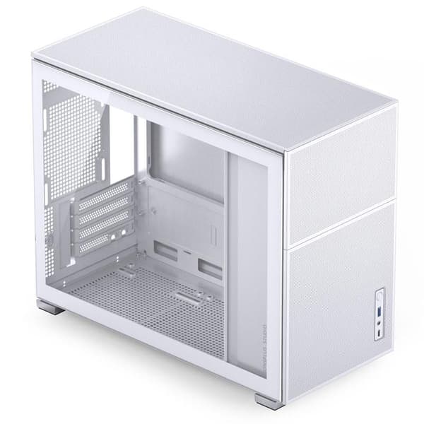 Jonsbo D31 MESH Micro-ATX Case, Tempered Glass - white