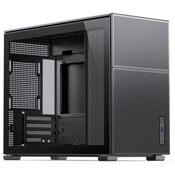 Jonsbo D31 MESH Micro-ATX Case, Tempered Glass - black Svart