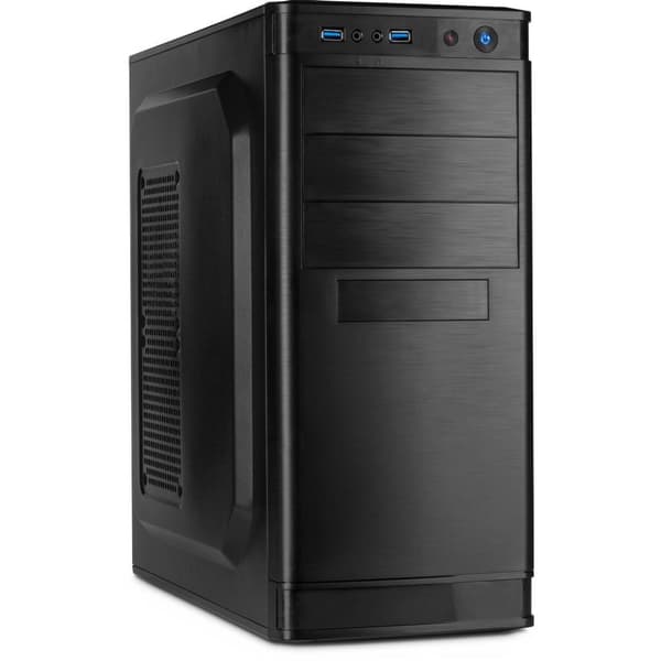 Case Кутия Inter Tech IT-5905, Mid-Tower, ATX Svart