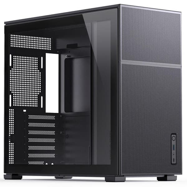 Jonsbo D41 MESH ATX Case, Tempered Glass - black Sort