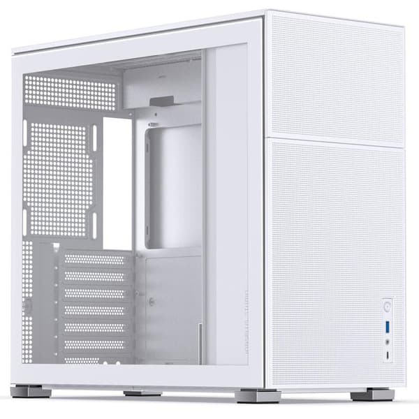 Jonsbo D41 MESH ATX Case, Tempered Glass - white Hvid
