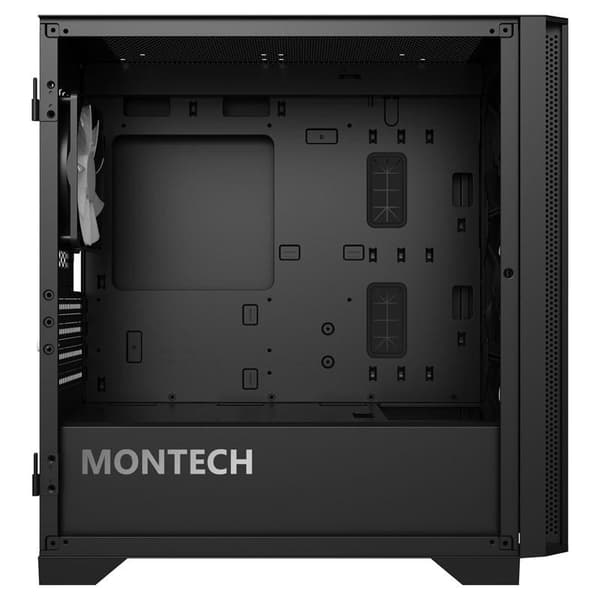 Montech AIR 100 ARGB, Micro-ATX, Tempered Glass - black
