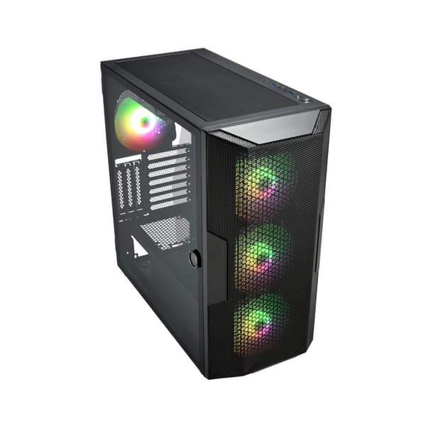 Case FSP CUT592 Black ARGB TG, E-ATX Full - Tower