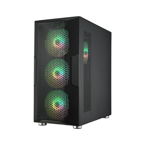 Case FSP CUT592 Black ARGB TG, E-ATX Full - Tower Svart
