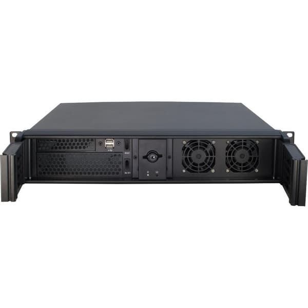 Server Rack InterTech IPC 2U 2098-SK - Classic 19" Mini ITX, μATX Sort