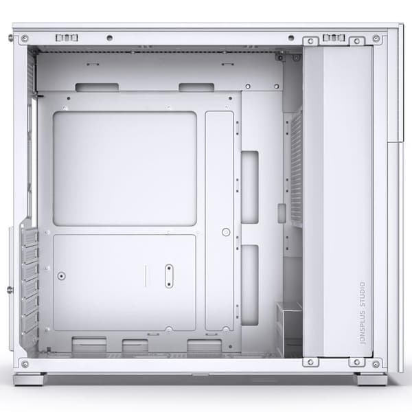 Jonsbo D41 Screen ATX Case, Tempered Glass - white