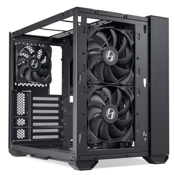 Case Lian Li O11 Air Mini Tower, Tempered Glass, Black