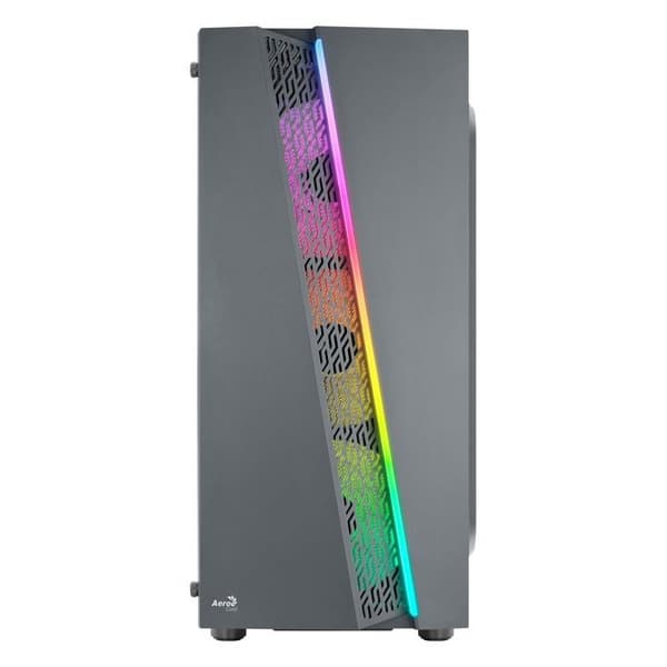 PC-fodral utan strömförsörjning - AEROCOOL Blade G V1 RGB (svart) - Medium tower - ATX-format