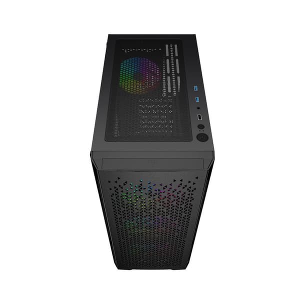 Gembird CCC-FC-400X Gaming ARGB computertaske Fornax 400X, sort