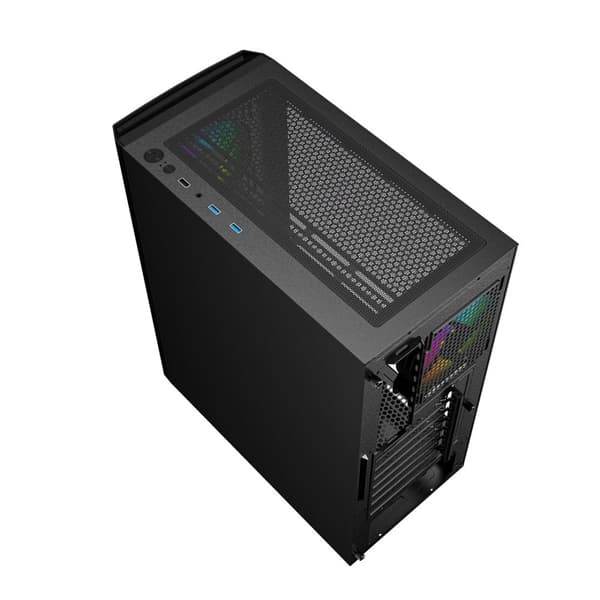 Gembird CCC-FC-400X Gaming ARGB computertaske Fornax 400X, sort