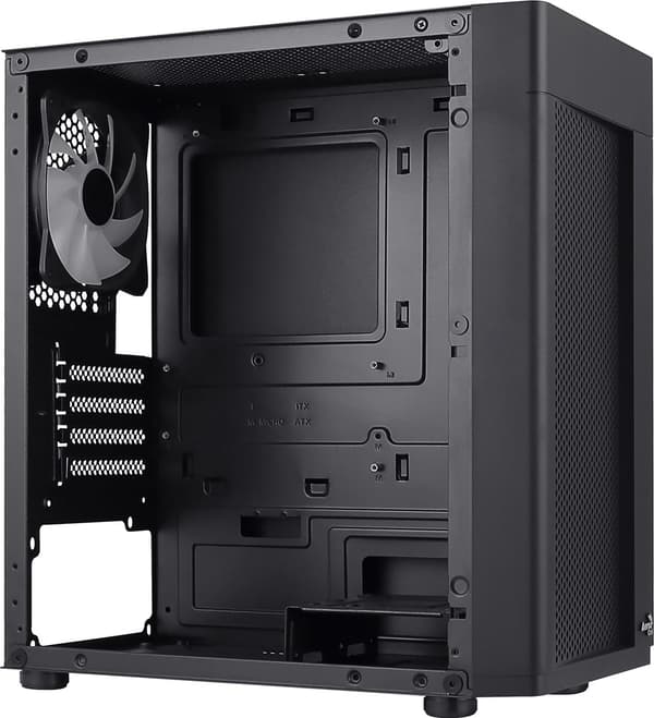 Aerocool HEXFORMBKV2 Micro ATX PC Case 3 Fans FRGB Sort
