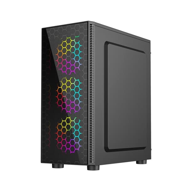 Gembird CCC-FC-500 Gaming ARGB fodral Fornax 500, svart