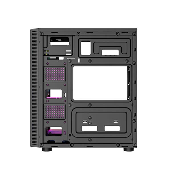 Gembird CCC-FC-500 Gaming ARGB fodral Fornax 500, svart