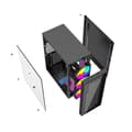 Miniatyrbild 10 av 10: Gembird CCC-FC-500 Gaming ARGB fodral Fornax 500, svart