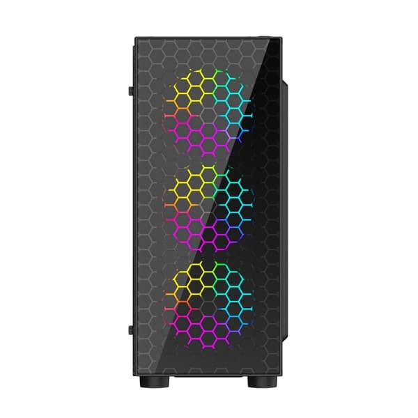 Gembird CCC-FC-500 Gaming ARGB fodral Fornax 500, svart