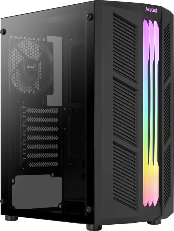 Aerocool Prime Midi Tower Sort Sort