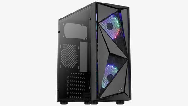 Aerocool Glider Cosmo-A-BK-v2 Midi Tower Sort