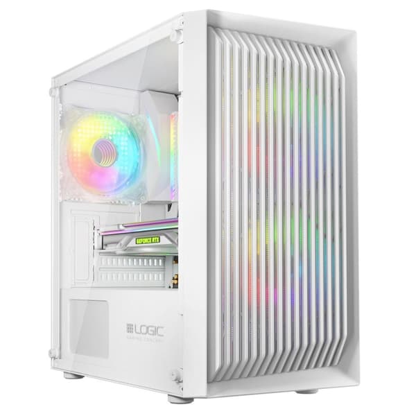 LOGIC ATOS ARGB Mini USB 3.0 kabinet Hvid