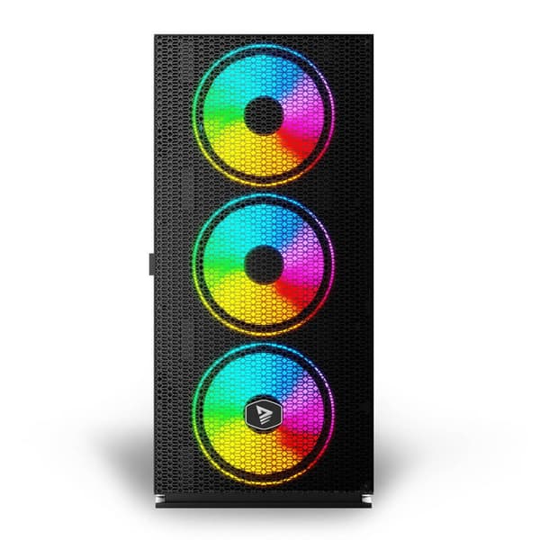 SAVIO PC-fodral Raptor X1 ARGB Glas/Mesh Svart