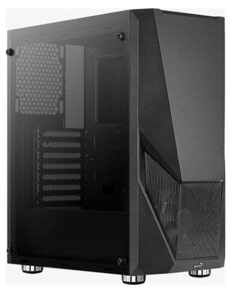 Aerocool PGS Zauron FRGB-G-BK-V1 Svart fodral Svart