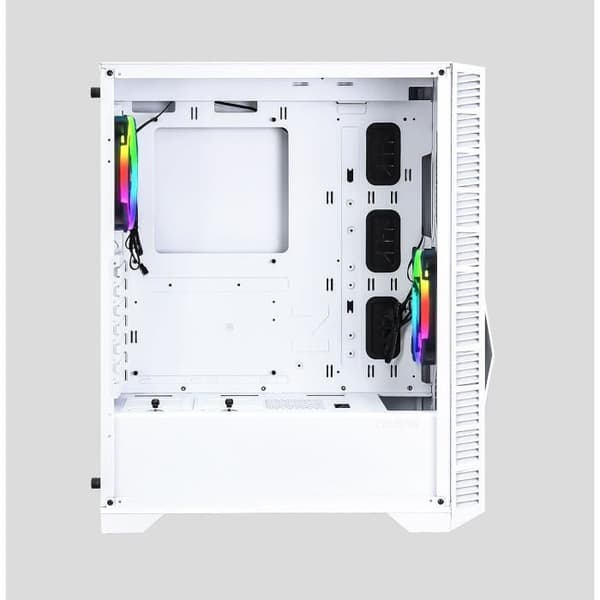 ZALMAN Z3 Iceberg White - Låda utan strömförsörjning - Medium torn - E-ATX-format