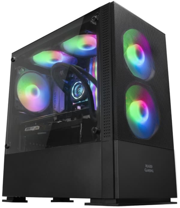 Mars Gaming MCZ PC Case ARGB Black