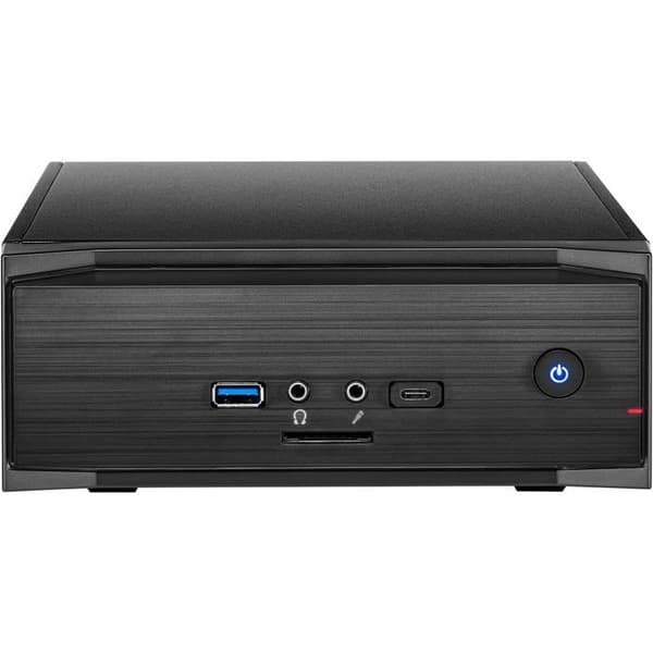 INTERTECH MW-01 II ITX-Tower PC-fodral Svart - 2 interna fack - USB 3.0 - Audio in/out