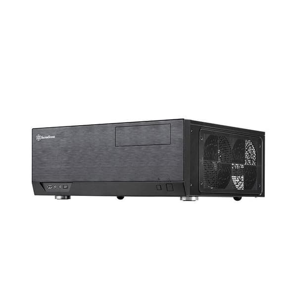 SILVERSTONE SST-GD09B-C HTPC PC-fodral - ATX, micro ATX, SSI CEB - 2 interna fack - 8 expansionsfack