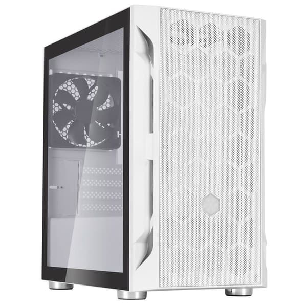 Micro Tower PC-fodral SILVERSTONE FARA H1M Vit - ATX, PS2 - 2x2,5'', 2x3,5'' - 1x120mm - Sidofönster Vit