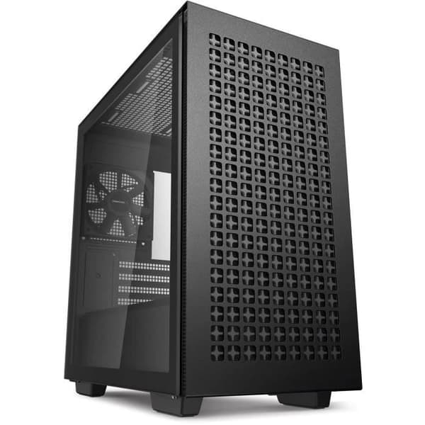PC-fodral utan strömförsörjning - DEEPCOOL CH370 (svart) - Minitorn - Micro-ATX-format Svart