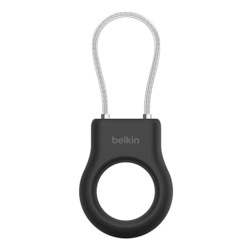 SECURE HOLDER W/ WIRE LOOP/F/ APPLE AIRTAG BLACK