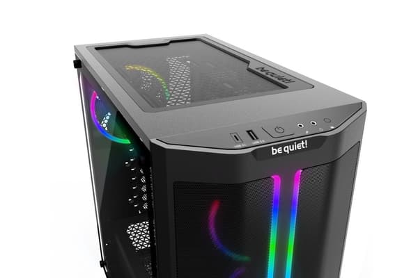 var tyst! PURE BASE 500 FX Black Midi Tower