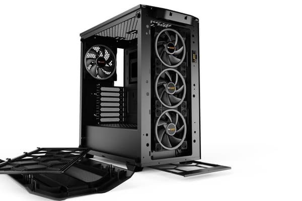 var tyst! PURE BASE 500 FX Black Midi Tower
