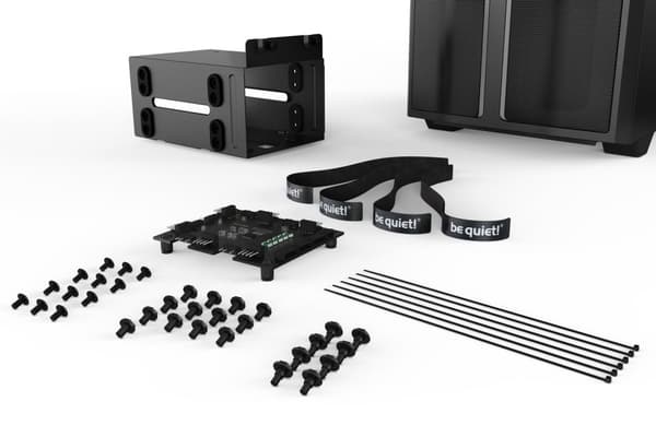 var tyst! PURE BASE 500 FX Black Midi Tower