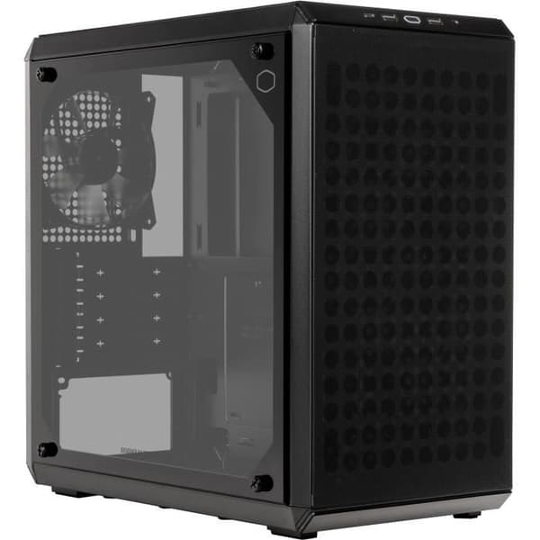 PC-fodral - COOLER MASTER - Q300L V2 - Mini Tower - Svart - ATX - 120 mm fläktar - 2,5"/3,5" hårddisk