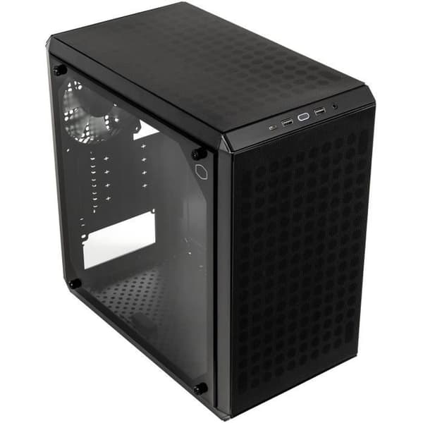 PC-fodral - COOLER MASTER - Q300L V2 - Mini Tower - Svart - ATX - 120 mm fläktar - 2,5"/3,5" hårddisk