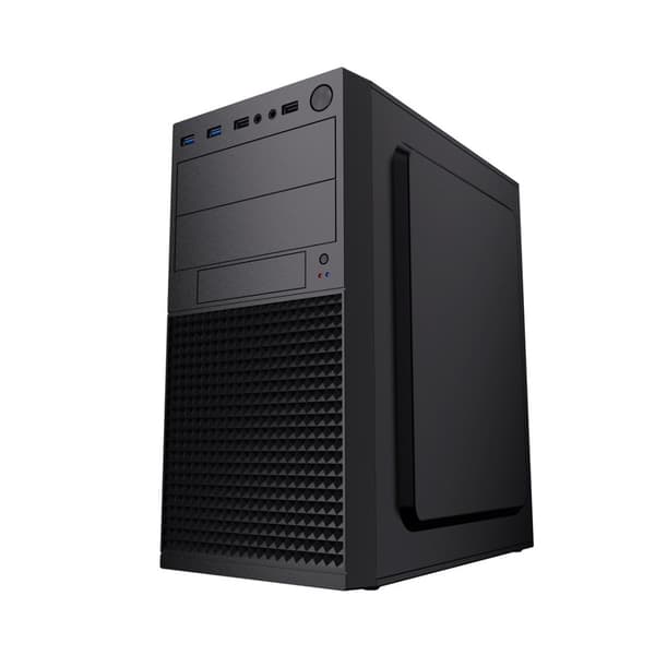 Gembird Mini-tower datorfodral Fornax K300, Micro-ATX, 2x USB 3.0 + 2x USB 2.0, svart