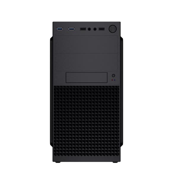 Gembird Mini-tower datorfodral Fornax K300, Micro-ATX, 2x USB 3.0 + 2x USB 2.0, svart