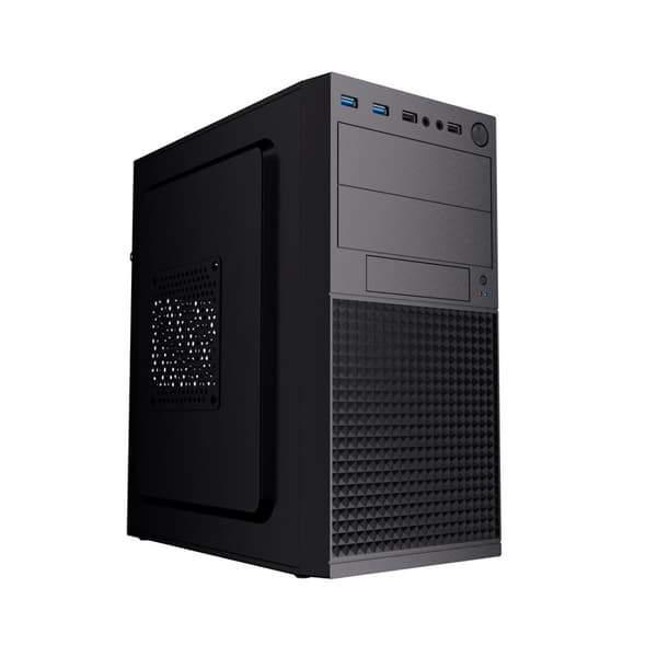 Gembird Mini-tower datorfodral Fornax K300, Micro-ATX, 2x USB 3.0 + 2x USB 2.0, svart