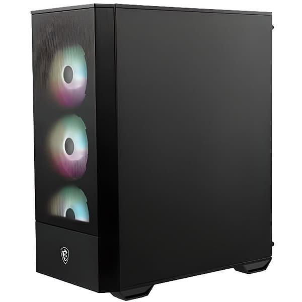 PC-fodral - MSI - MAG FORGE 112R - Svart - ATX / EPS - Mid-Tower Svart, Transparent