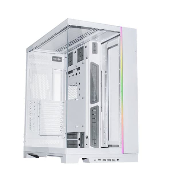 Boitier Grand tour - LIAN LI - O11 Dynamic EVO XL - Vit - Rymlig - Elegant - Stor lagringskapacitet Vit